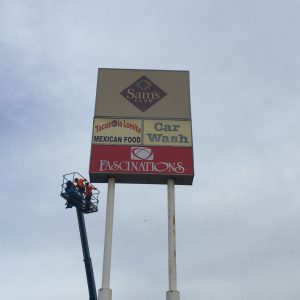 Free Standing Pole Sign Installation Phoenix - Sams Club