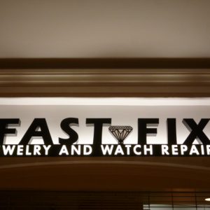 Reverse Channel Letter Sign - Back Lit Sign - Fast Fix
