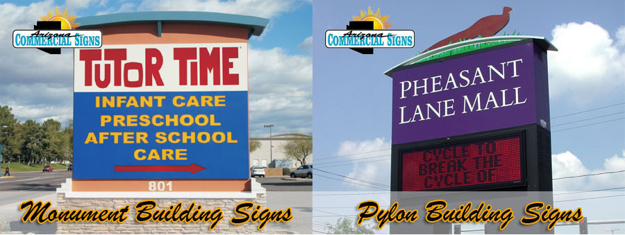 Monument Signs vs Pylon Signs